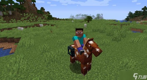 我的世界手机版怎么骑马