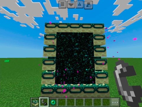 我的世界末地传送门怎么做手机版[图1]